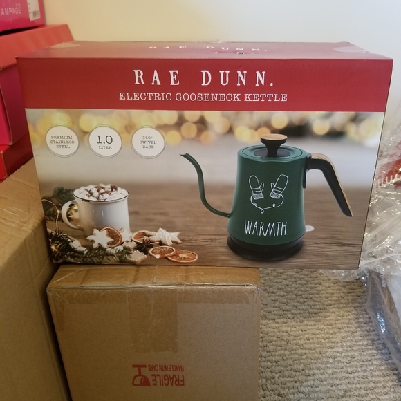 Rae Dunn Kitchen Rae Dunn Electric Gooseneck Kettle Warmth Green